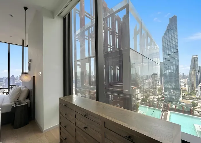 5-minwalkbts Pool-view 35th Fl Privatejacuzzi Lejlighed